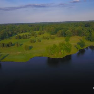 Lake on golf course